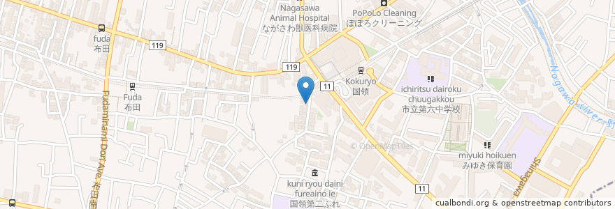 Mapa de ubicacion de 小料理 ふじしま en Jepun, 東京都, 調布市.