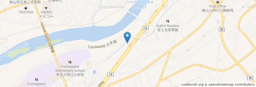 Mapa de ubicacion de ガスト en Japón, Prefectura De Saitama, 狭山市.