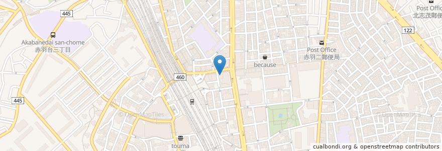 Mapa de ubicacion de みずほ銀行 en 日本, 東京都, 北区.