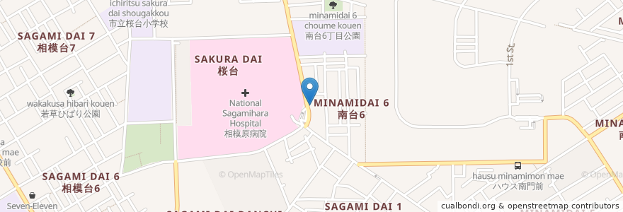 Mapa de ubicacion de そば処 増屋 en Jepun, 神奈川県, 相模原市, 南区.