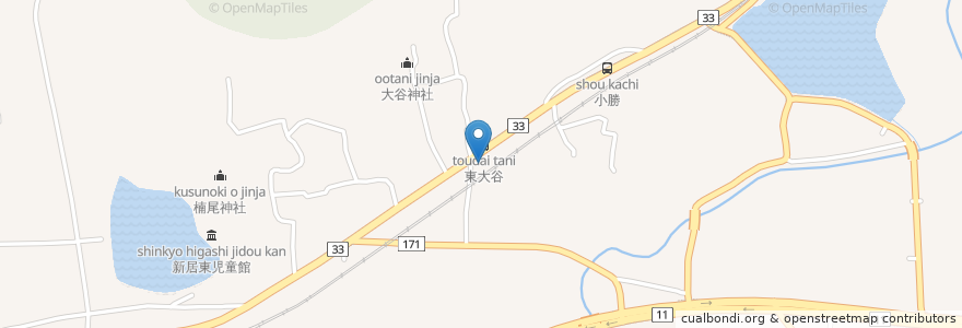 Mapa de ubicacion de こだわり麺や 国分寺店 en 일본, 가가와현, 高松市.