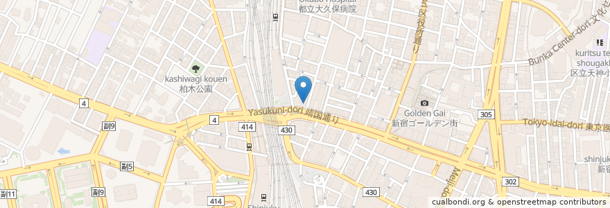 Mapa de ubicacion de すずや en Giappone, Tokyo, Shinjuku.