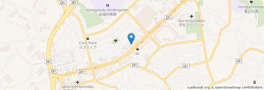 Mapa de ubicacion de しゃぶしゃぶ亭 en Japón, Prefectura De Okinawa, 那覇市.