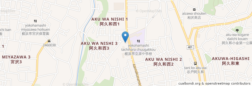 Mapa de ubicacion de 熟成焼肉いちばん en 日本, 神奈川県, 横浜市, 瀬谷区.