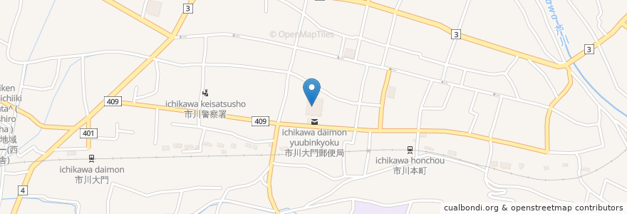 Mapa de ubicacion de ウエルシア en ژاپن, 山梨県, 西八代郡, 市川三郷町.