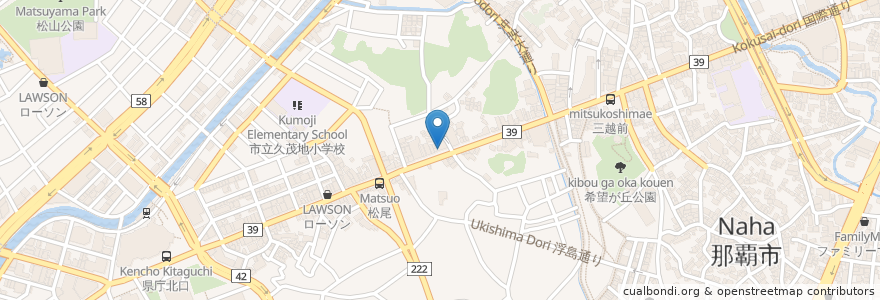 Mapa de ubicacion de Herios Pub en 日本, 沖縄県, 那覇市.
