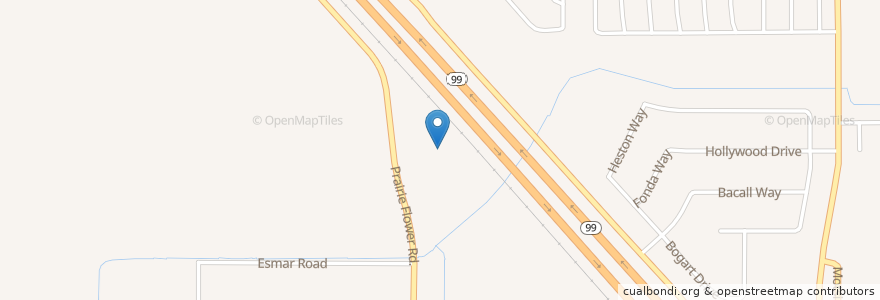 Mapa de ubicacion de Heartland Mills en Vereinigte Staaten Von Amerika, Kalifornien, Stanislaus County.