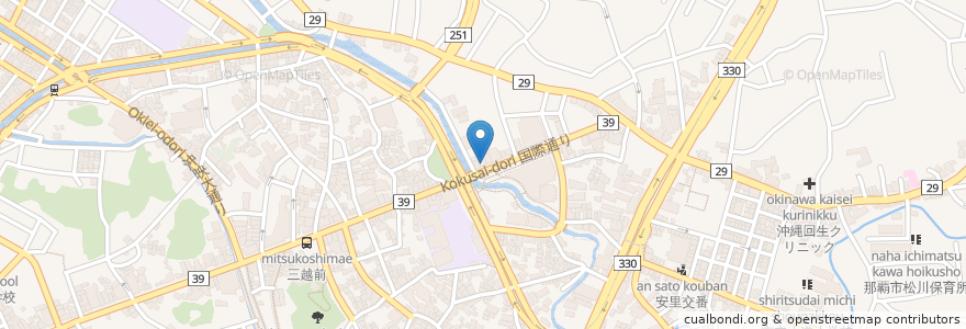 Mapa de ubicacion de アメリカ食堂 en 일본, 오키나와현, 나하 시.