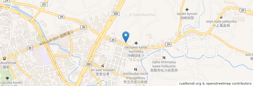 Mapa de ubicacion de メディカルプラザ 大道中央 en 日本, 沖縄県, 那覇市.