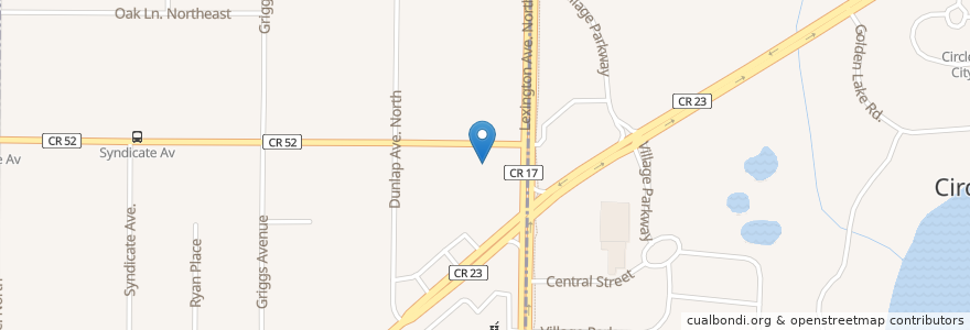 Mapa de ubicacion de Dunn Bros. Coffee en 美利坚合众国/美利堅合眾國, 明尼蘇達州, Anoka County, Lexington.