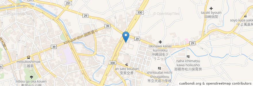 Mapa de ubicacion de ゆうなみP en Japan, Präfektur Okinawa, 那覇市.