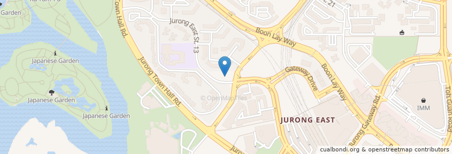 Mapa de ubicacion de Jurong Seventh-day Adventist Church en シンガポール, Southwest.