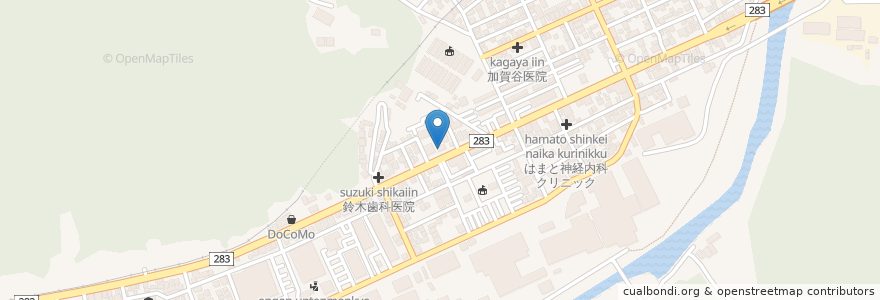 Mapa de ubicacion de ハロー薬局 en ژاپن, 岩手県, 釜石市.