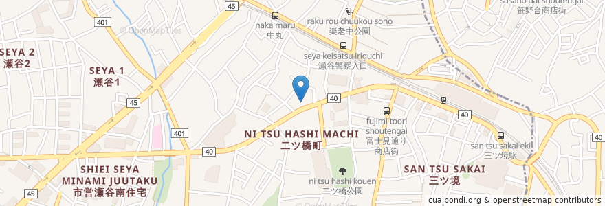Mapa de ubicacion de 和食さと en Jepun, 神奈川県, 横浜市, 瀬谷区.