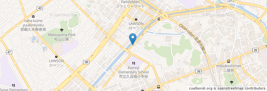 Mapa de ubicacion de 酒来喰 en 日本, 沖縄県, 那覇市.