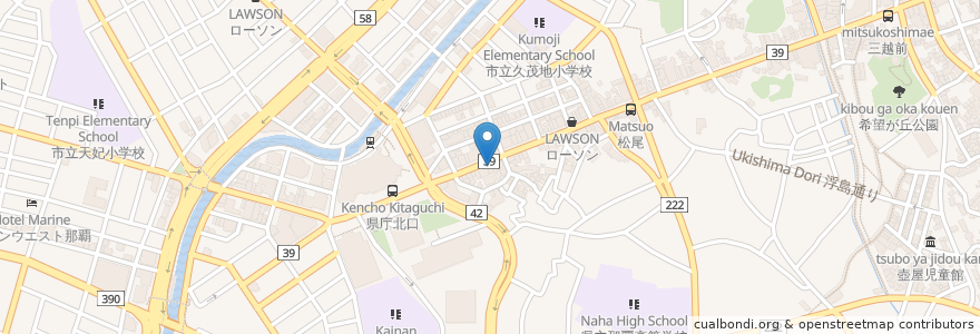 Mapa de ubicacion de イタリアン・トマト カフェジュニア en Japão, 沖縄県, 那覇市.