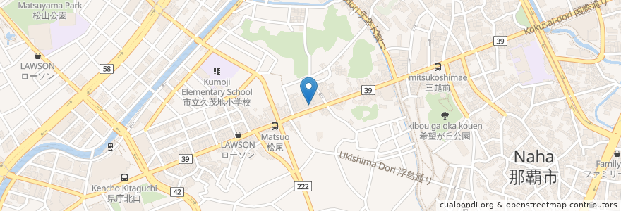 Mapa de ubicacion de ちぬまん en 日本, 冲绳县/沖繩縣, 那霸市.