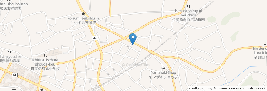 Mapa de ubicacion de クリエイト en ژاپن, 神奈川県, 伊勢原市.
