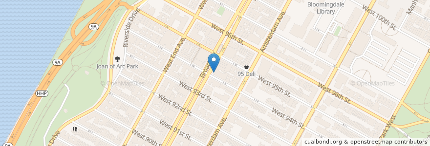 Mapa de ubicacion de Duane Reade en Estados Unidos Da América, Nova Iorque, New York, New York County, Manhattan, Manhattan Community Board 7.