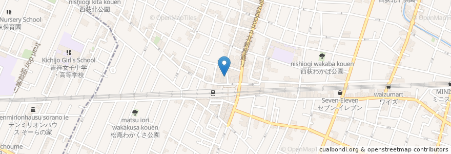 Mapa de ubicacion de 天下寿司 (Tenkazushi) en اليابان, 東京都, 杉並区.