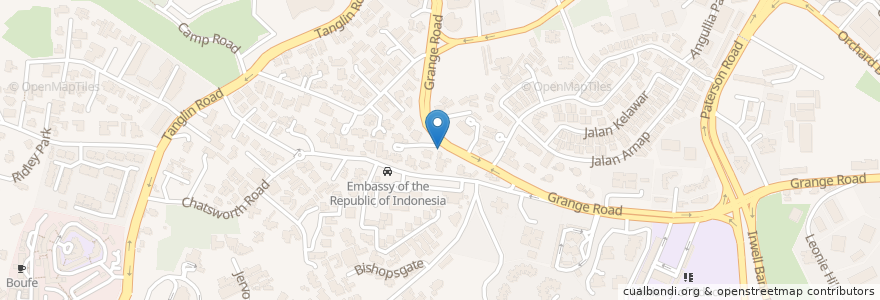 Mapa de ubicacion de Embassy of the Arab Republic of Egypt en 新加坡, 中区.