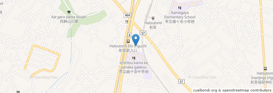 Mapa de ubicacion de 三菱UFJ銀行 en 일본, 지바현, 鎌ケ谷市.