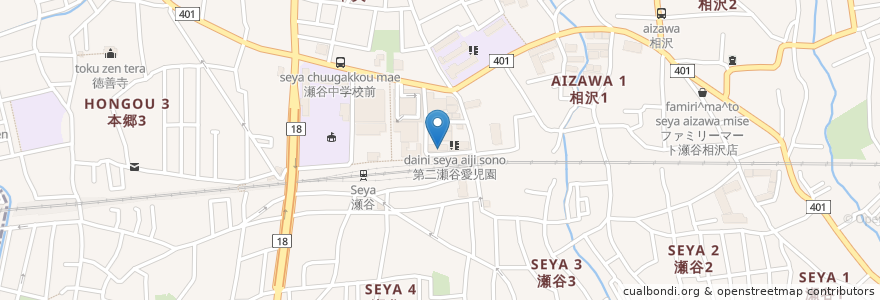 Mapa de ubicacion de マクドナルド en Japonya, 神奈川県, 横浜市, 瀬谷区.