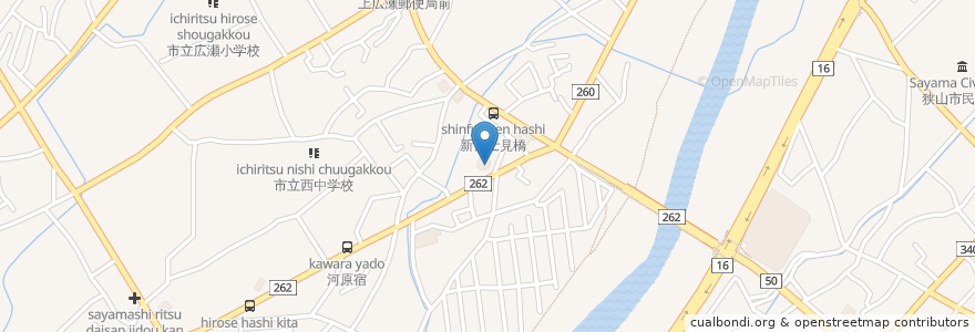 Mapa de ubicacion de 高倉町珈琲 en Japonya, 埼玉県, 狭山市.