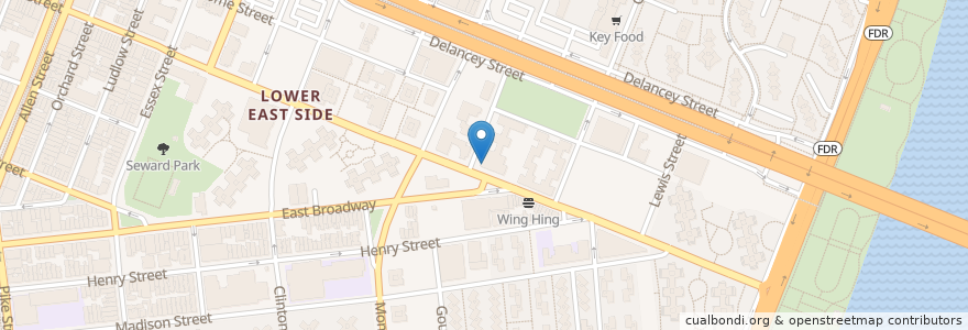 Mapa de ubicacion de CVS Pharmacy en 미국, 뉴욕, New York, New York County, Manhattan Community Board 3, Manhattan.