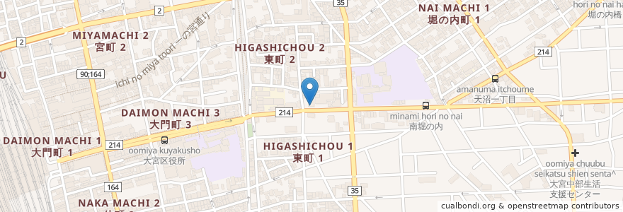 Mapa de ubicacion de ジョナサン en 日本, 埼玉県, さいたま市, 大宮区.