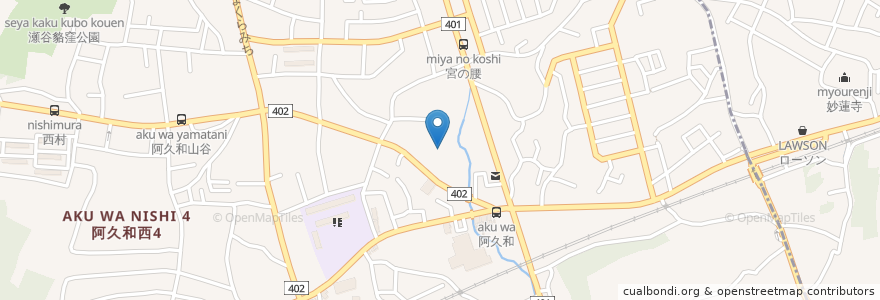 Mapa de ubicacion de 熊野神社 en 日本, 神奈川県, 横浜市, 瀬谷区.