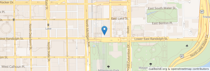 Mapa de ubicacion de Wildberry Pancakes and Cafe en Stati Uniti D'America, Illinois, Chicago.