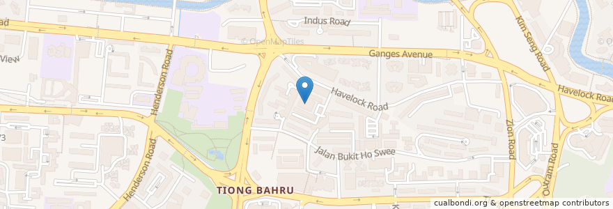 Mapa de ubicacion de Beo Crescent Food Centre en 싱가포르, Central.