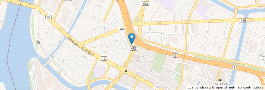 Mapa de ubicacion de モスバーガー en 日本, 东京都/東京都, 江東区.