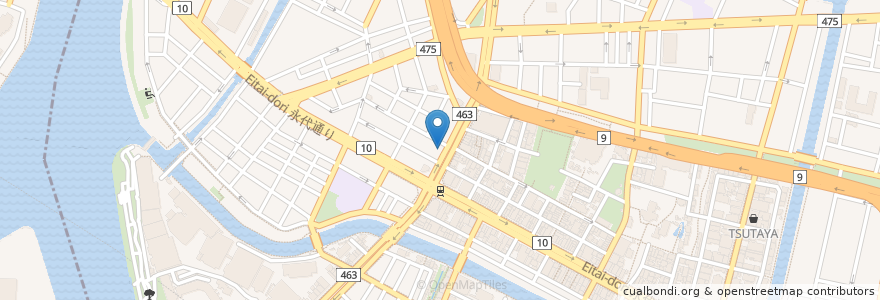Mapa de ubicacion de マクドナルド en Japón, Tokio, Koto.