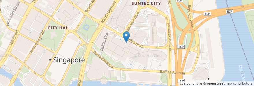 Mapa de ubicacion de Marina Square en シンガポール, Central.