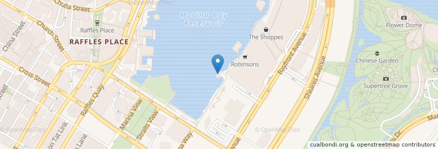 Mapa de ubicacion de Singapore River Cruise en Singapur, Central.