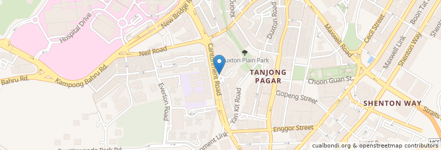 Mapa de ubicacion de Pinnacle@Duxton en Сингапур, Central.
