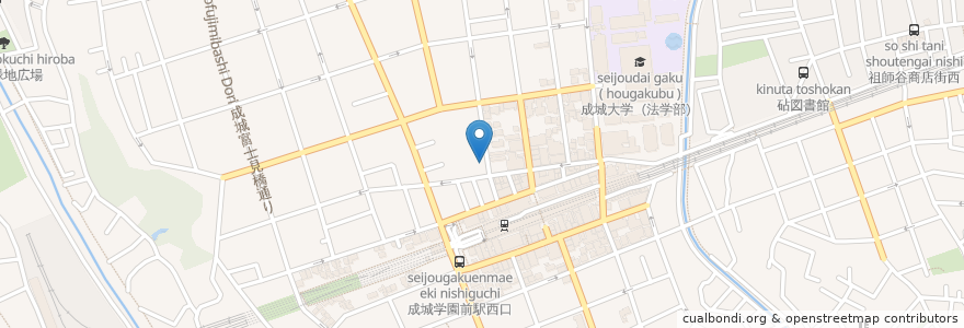 Mapa de ubicacion de マニーデンタル en Japan, Tokio, 世田谷区.