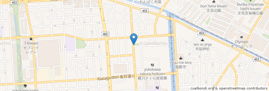 Mapa de ubicacion de くるみ公衆便所 en Japonya, 東京都, 墨田区.