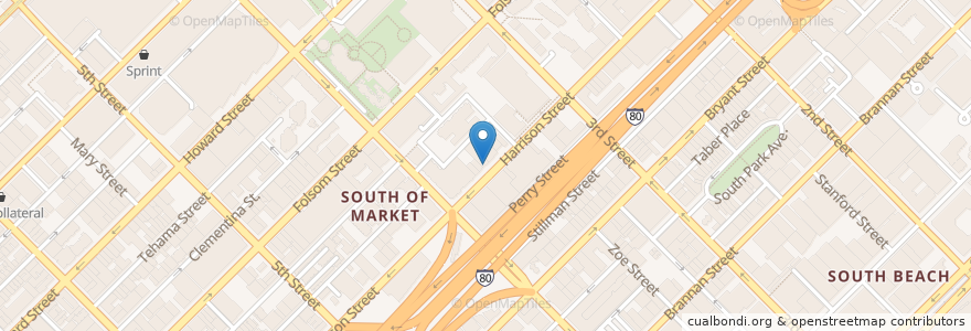 Mapa de ubicacion de Epicenter Cafe en Amerika Birleşik Devletleri, Kaliforniya, San Francisco, San Francisco.