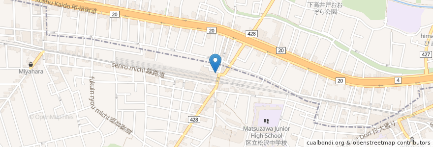 Mapa de ubicacion de ガスト en Japan, 東京都.