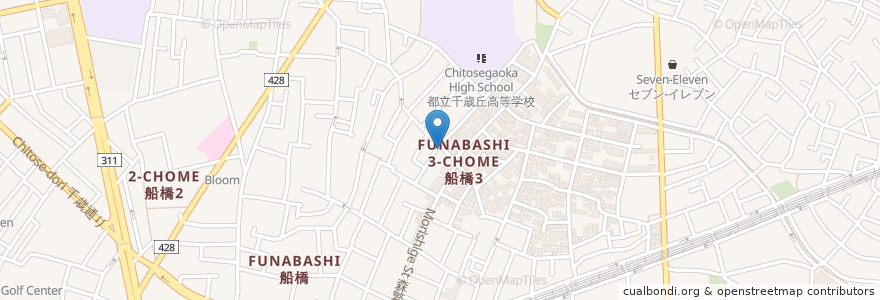 Mapa de ubicacion de 増田屋 en Jepun, 東京都, 世田谷区.