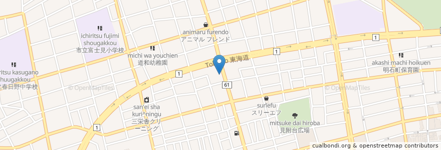 Mapa de ubicacion de 平塚飯店 en Japão, 神奈川県, 平塚市.