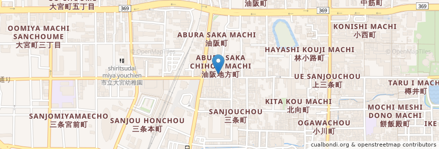 Mapa de ubicacion de 奈良キッチン en Jepun, 奈良県, 奈良市.