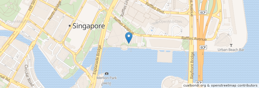 Mapa de ubicacion de Thai Express en سنگاپور, Central.