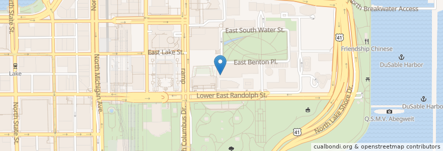 Mapa de ubicacion de Yum Cha Dim Sum Parlor en United States, Illinois, Chicago.