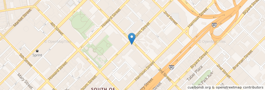Mapa de ubicacion de Cafe Chaat en الولايات المتّحدة الأمريكيّة, كاليفورنيا, سان فرانسيسكو, سان فرانسيسكو.