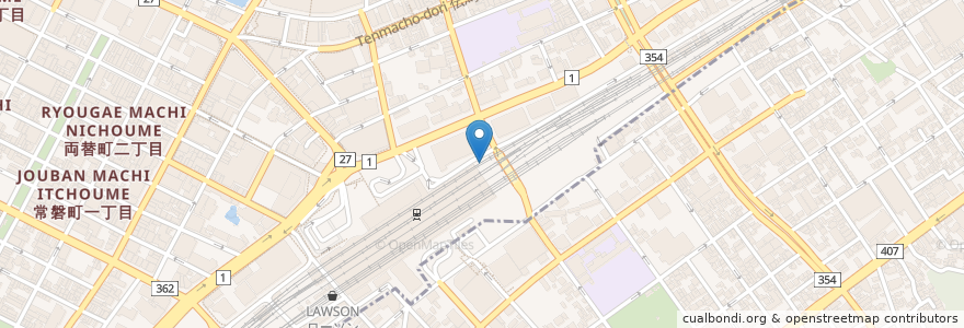 Mapa de ubicacion de 静岡市営黒金町東第１駐輪場 en 일본, 시즈오카현, 시즈오카시, 葵区.