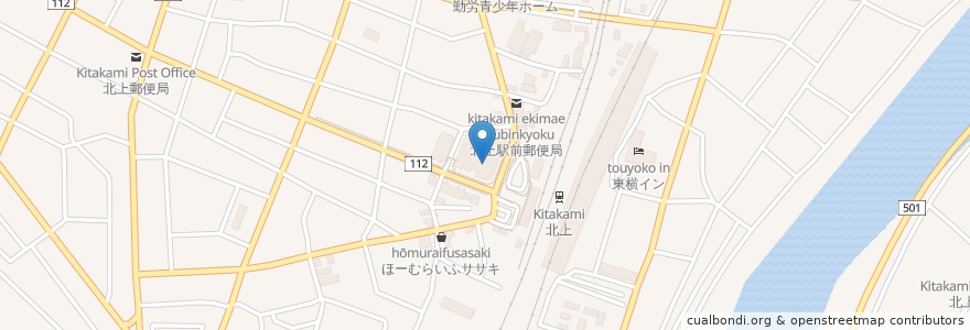 Mapa de ubicacion de 伊藤内科クリニック en Giappone, Prefettura Di Iwate, 北上市.